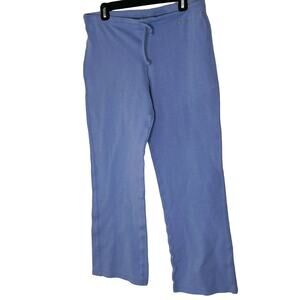 Champion Sweat Pants Wide Leg Lavender Drawstring Waist Size Medium Periwinkle
